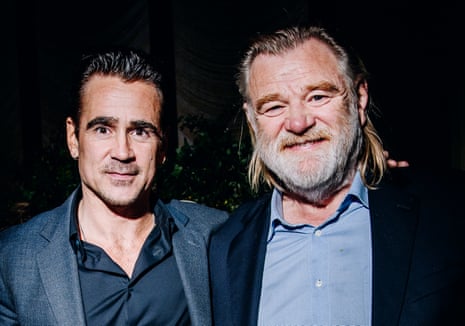 Colin Farrell (left) and Brendan Gleeson at a New York screening of The Banshees of Inisherin.