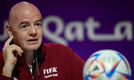 Fifa president Gianni Infantino