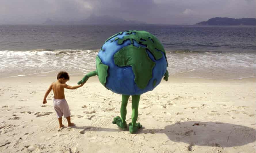 An image from the Earth summit in Rio de Janeiro.