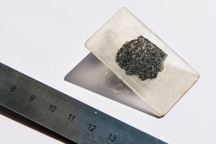 A piece of the Almahata Sitta meteorite.