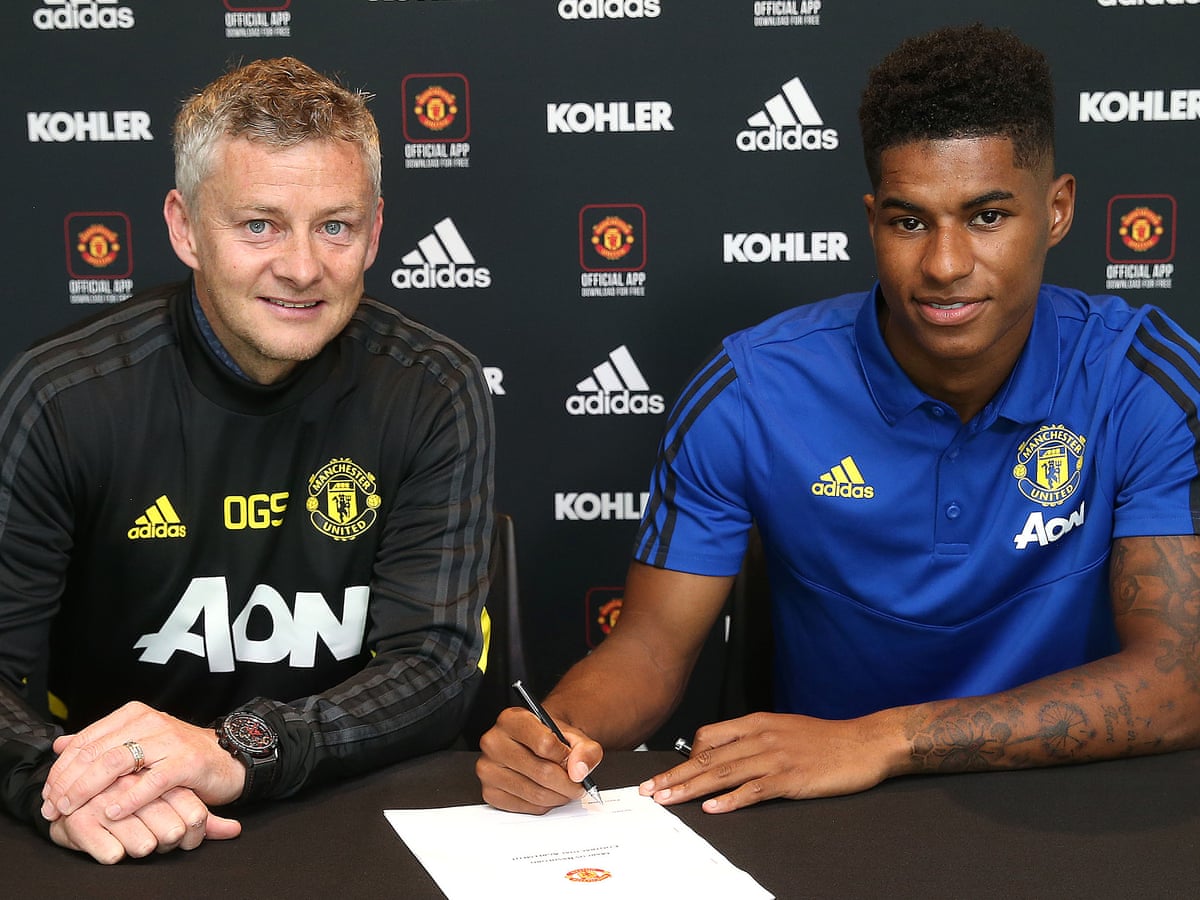 Marcus Rashford signs four-year contract at Manchester United | Football |  The Guardian