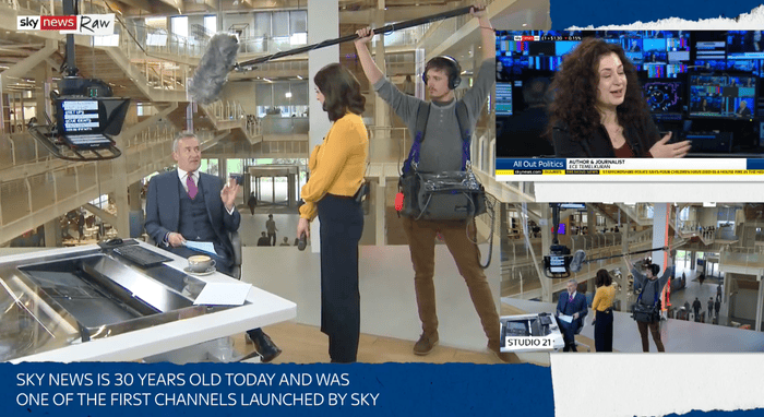 Sky News Raw a meta live stream of a newsroom What a mad gamble