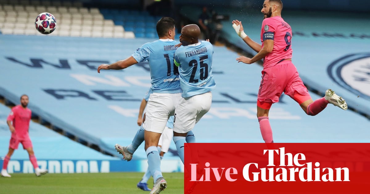 Manchester City v Real Madrid: Champions League last 16, second leg – live!