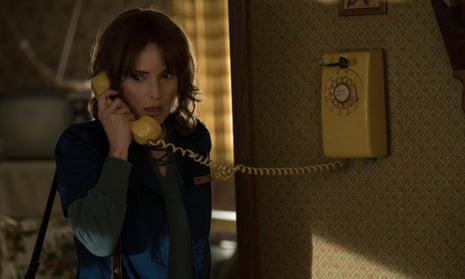 The former Heather herself … Winona Ryder plays Joyce, who talks to her missing son through the light fittings. 