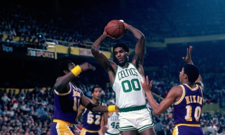 Robert Parish during his playing days with the Celtics