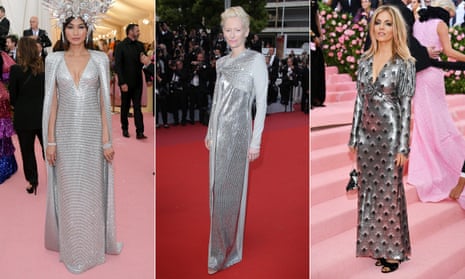 Stars Gemma Chan, left, and Sienna Miller, right, bring the chainmail look to this year’s Met Gala, while Tilda Swinton is stunning in Cannes.