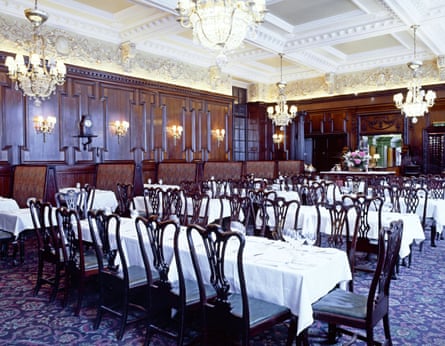 Interior of the Victorian-era Simpson’s