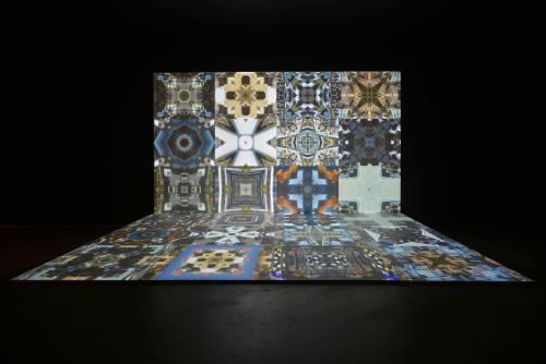 Syria (2011), a previous work by Khaled Sabsabi.