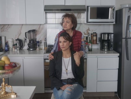 Quevedo and Cruz at home.