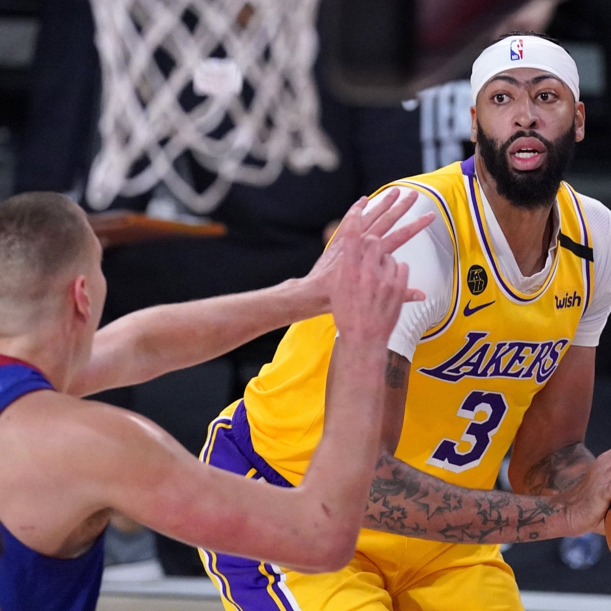 La Lakers Overwhelm Nuggets In West Finals Opener Behind Anthony Davis S 37 Nba The Guardian
