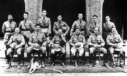 Burma Police, 1923. Orwell is standing third from left.