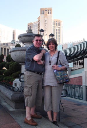 Philippa Steward and her husband, Malcolm, before his stroke and car crash.