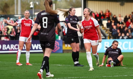 Arsenal 5-0 Bristol City: Women’s Super League – as it happened