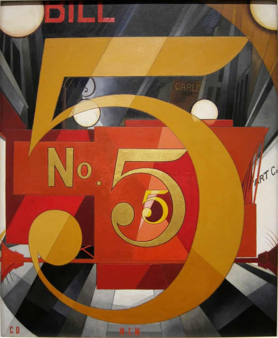 Charles Demuth’s I Saw the Figure 5 in Gold.