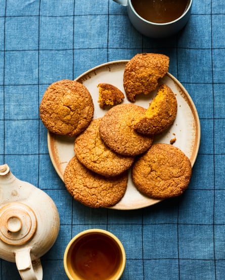 Ravinder Bhogal’s fudgy pumpkin pie cookies.