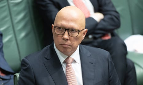 Opposition leader Peter Dutton.