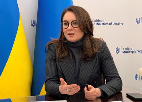 Ukrainian first deputy prime and economy minister Yulia Svyrydenko.