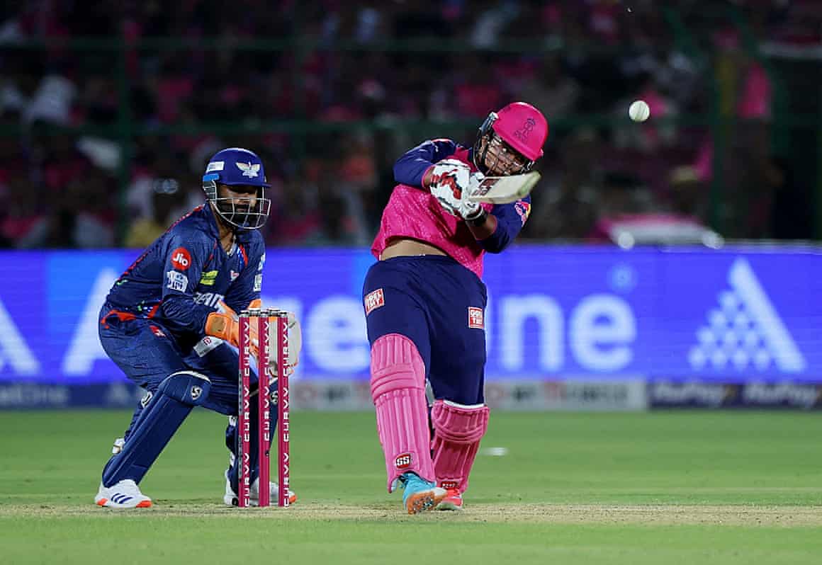 Vaibhav Suryavanshi in action for Rajasthan