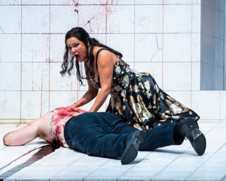 A difficult matter … Anna Netrebko in Tosca in September 2025.