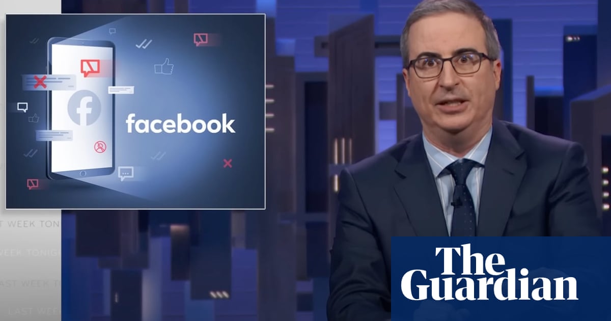 John Oliver Critiques Facebook's Misinformation Policies, Calls for Stricter Moderation