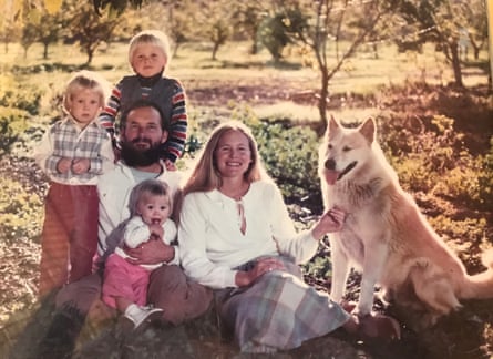 Jack and Teri McCall, centre, with their family in1982.