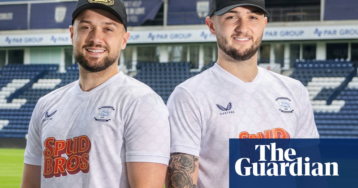 Preston and Spud Bros cook up a shirt sponsorship deal we can get behind | Football Preston and Spud Bros cook up a shirt sponsorship deal we can get behind | Football