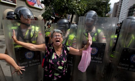 Caracas protest