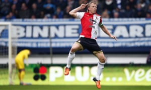 Dirk Kuyt celebrates.