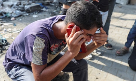A Gaza father’s grief captures the human cost of a winter war