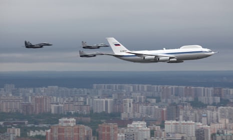 The Ilyushin Il-80 is a mobile command post designed to keep top Russian officials alive and in command of the military during a nuclear conflict. 