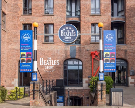 The current Beatles exhibition on the waterfront at Albert Dock, Liverpool.