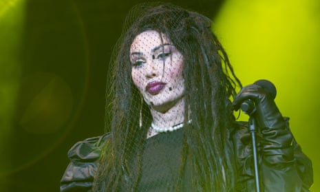 Pete Burns performing in 2012. He claimed to have undergone 300 plastic surgery procedures.
