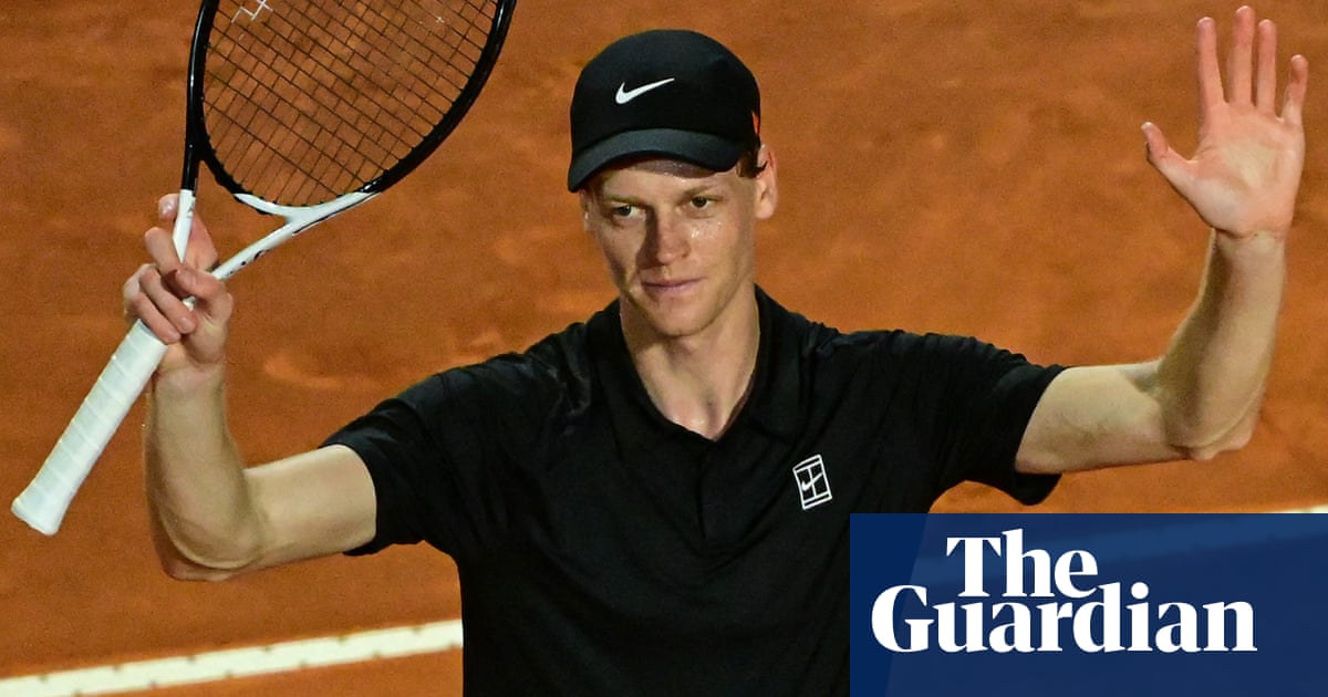 Jannik Sinner returns with a win to leave rocking Rome celebrating again