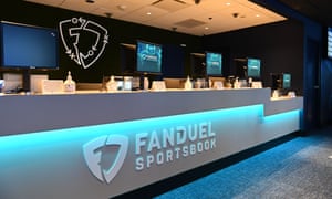 FanDuel Sportsbook grand opening, Collinsville, Illinois, in March.