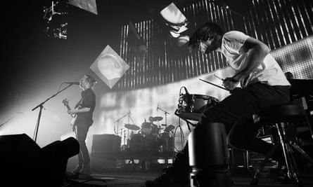 Music bursting its banks … Radiohead play Sydney in 2012.