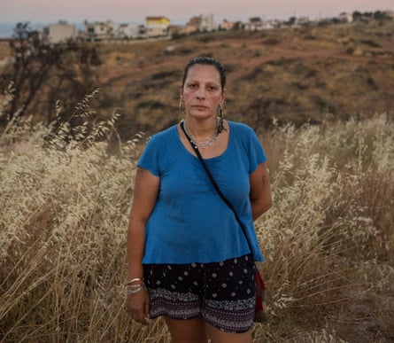 Barbara Kasselouri, who escaped from the fires in Greece in July 2018