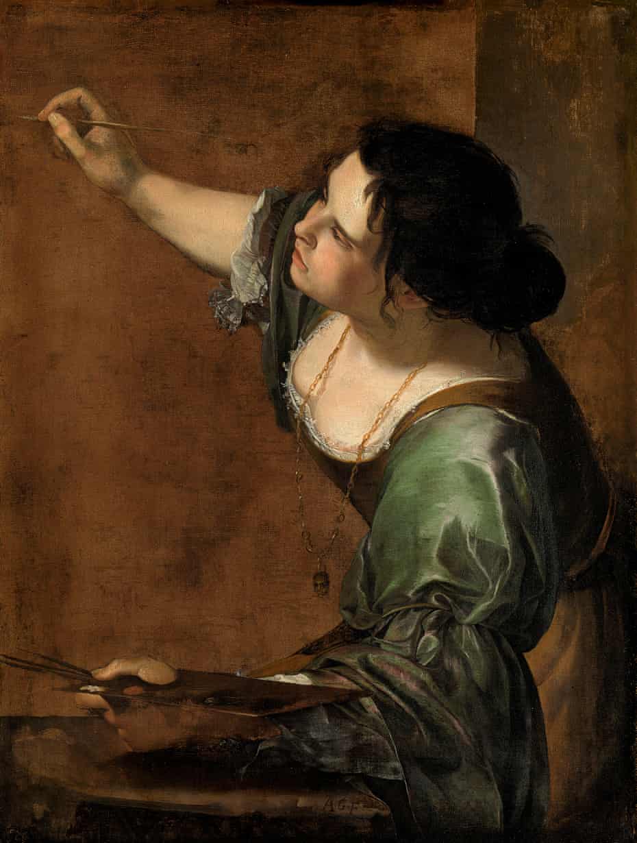 ‘A real woman who paints’ ... Artemisia Gentileschi’s Self-portrait as the Allegory of Painting.