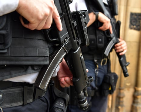 Armed Met police officers