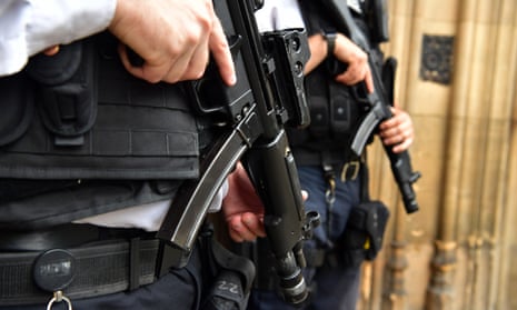 Armed Met police officers