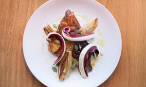 ‘Skin burnished to bronze’: bream.