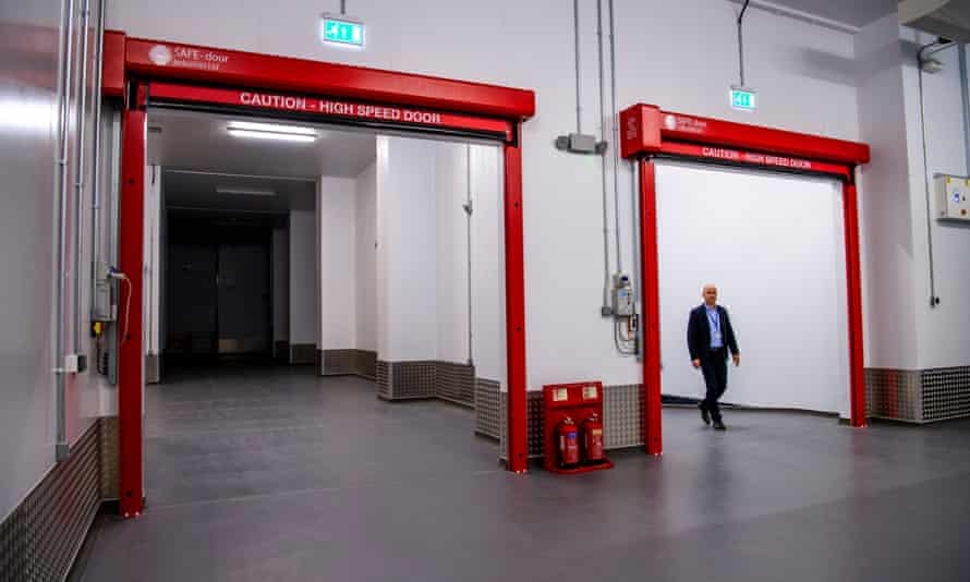 Inside Portsmouth International Port’s border control post