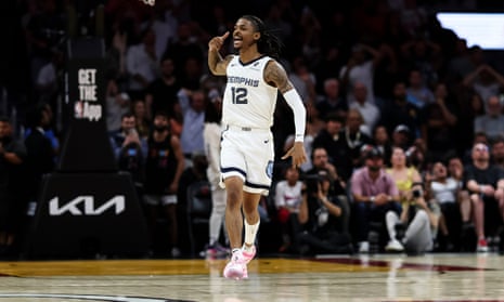 Ja Morant fined $75,000 for continuing gun gestures after NBA warning | NBA  | The Guardian