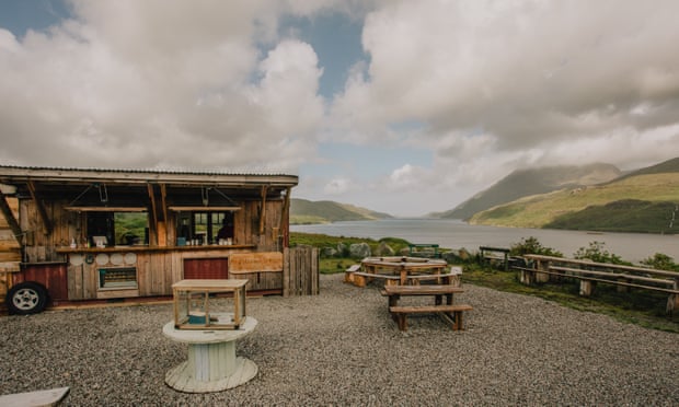 The Misunderstood Heron food truck at Killary Fjord.
