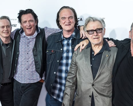 2017 Tribeca Film Festival - “Reservoir Dogs” 25th Anniversary Screening<br>NEW YORK, NY - APRIL 28: Steve Buscemi, Michael Madsen, Quentin Tarantino, Harvey Keitel and Tim Roth attend the ‘Reservoir Dogs’ 25th Anniversary Screening during 2017 Tribeca Film Festival at The Beacon Theatre on April 28, 2017 in New York City. (Photo by Gilbert Carrasquillo/FilmMagic)