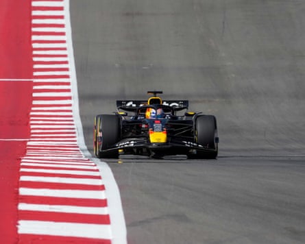 Max Verstappen in action at the last round of the championship