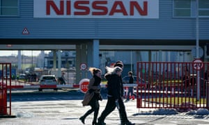 The Nissan car plant at Sunderland, north-east England