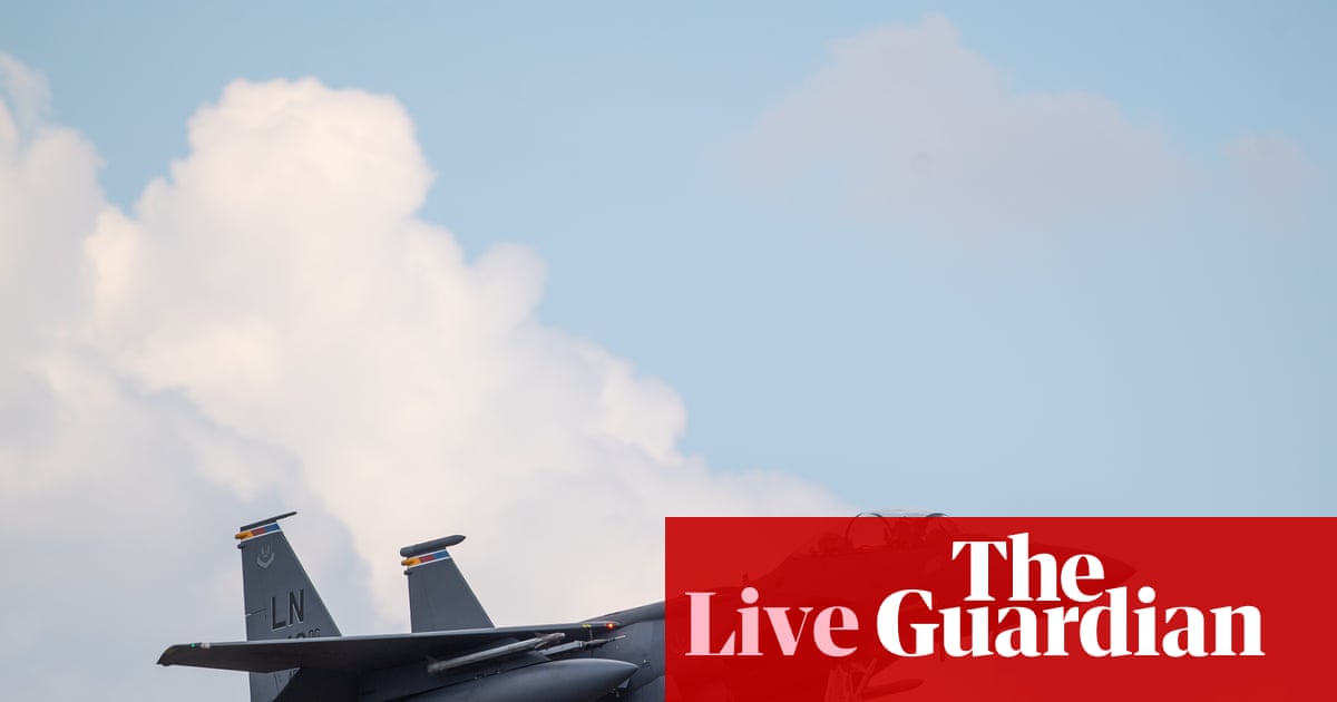 Middle East crisis live: one crew member rescued from US fighter jet shot down by Iran as its army claims it downed second US plane