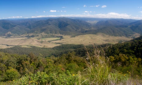 Barrington Tops National Park seen from Carsons Lookout on Thunderbolts Way Near Gloucester
