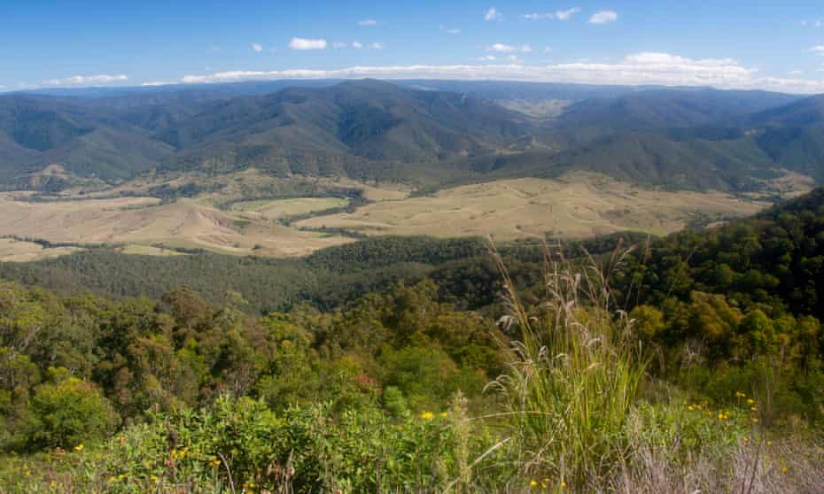 Barrington Tops National Park seen from Carsons Lookout on Thunderbolts Way Near Gloucester New South Wales Australia. Image shot 2012. Exact date unknown.