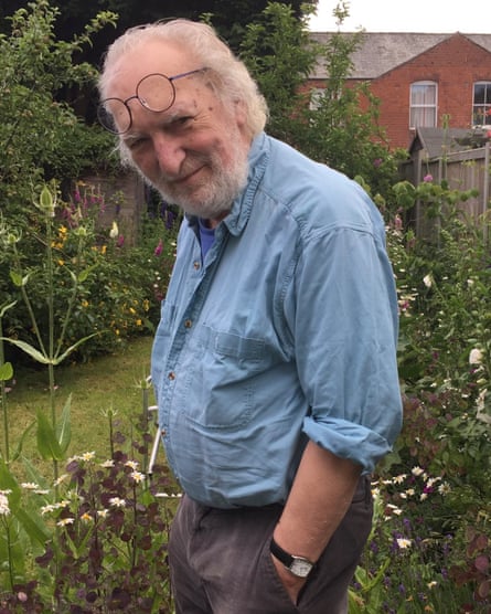 Photographer Nick Hedges in his garden in Shrewsbury, 2020.